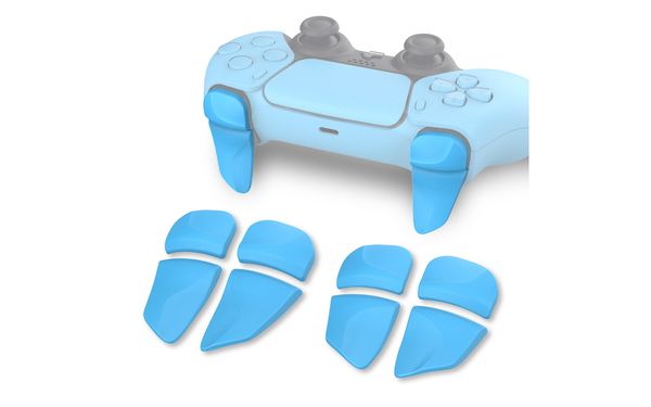 PlayVital Performance 2 Pairs Shoulder Buttons Extention Triggers For DualSense Controller - Starlight Blue